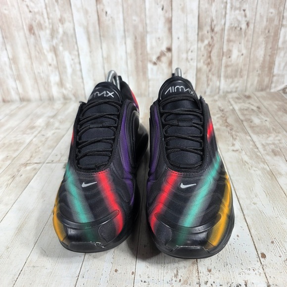 Nike Air Max 720 Multi Color Black Running Shoes Mens Size 7 AO924-023 - Picture 4 of 8